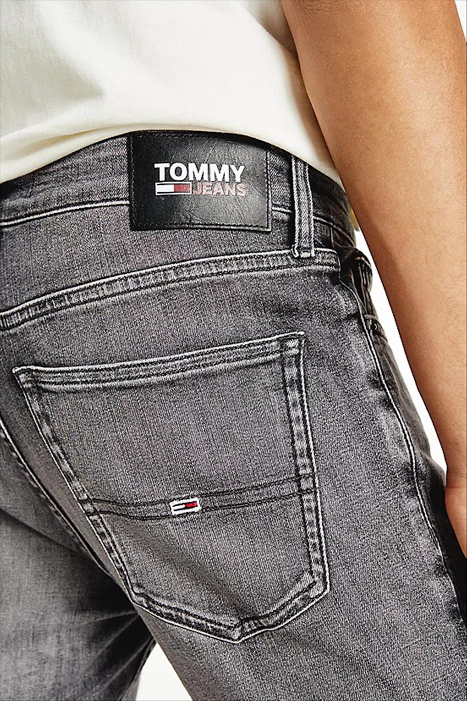Tommy Jeans - Grijze Scanton slim jeans