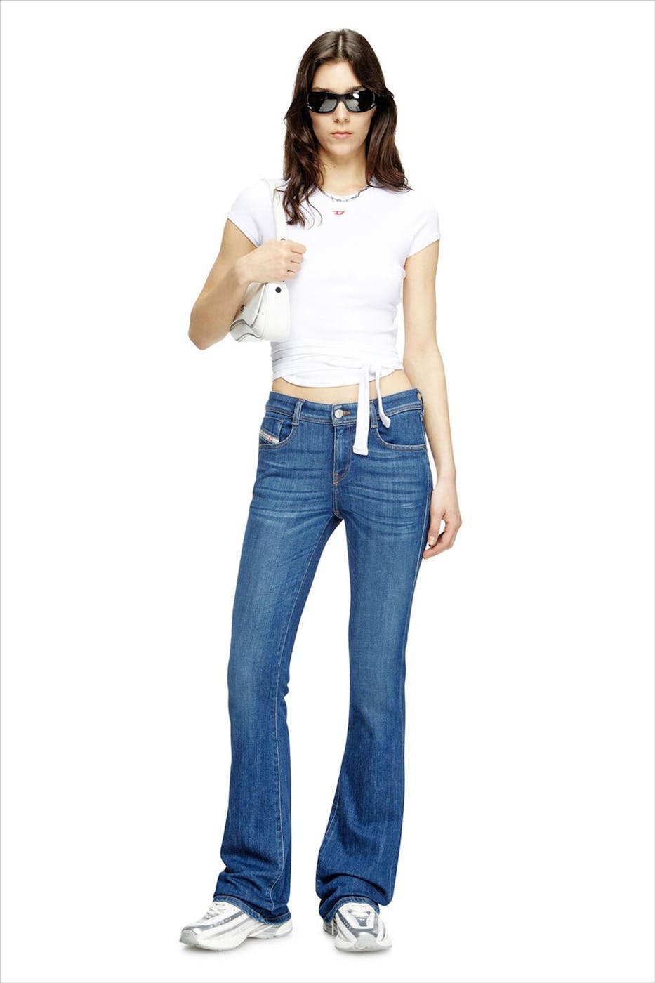 Diesel - Middenblauwe 1969 D-Ebbey bootcut jeans