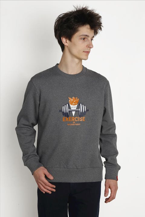 Antwrp - Donkergrijze Halter sweater