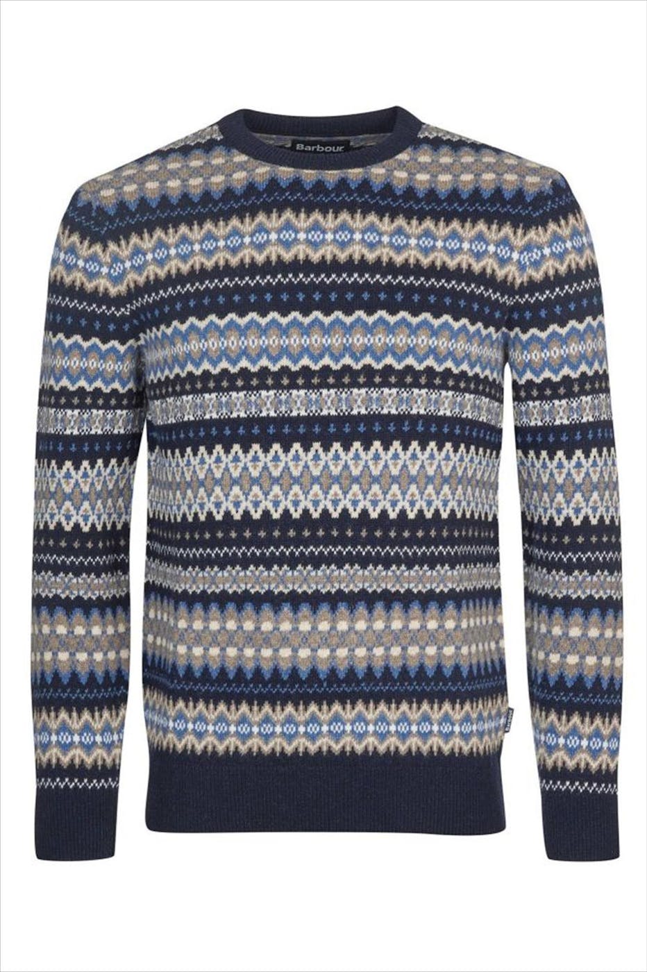 Barbour - Donkerblauwe Case Fair trui