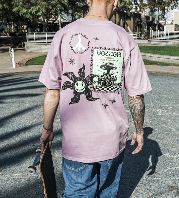 Volcom - Paarse Filip Rygalski T-shirt