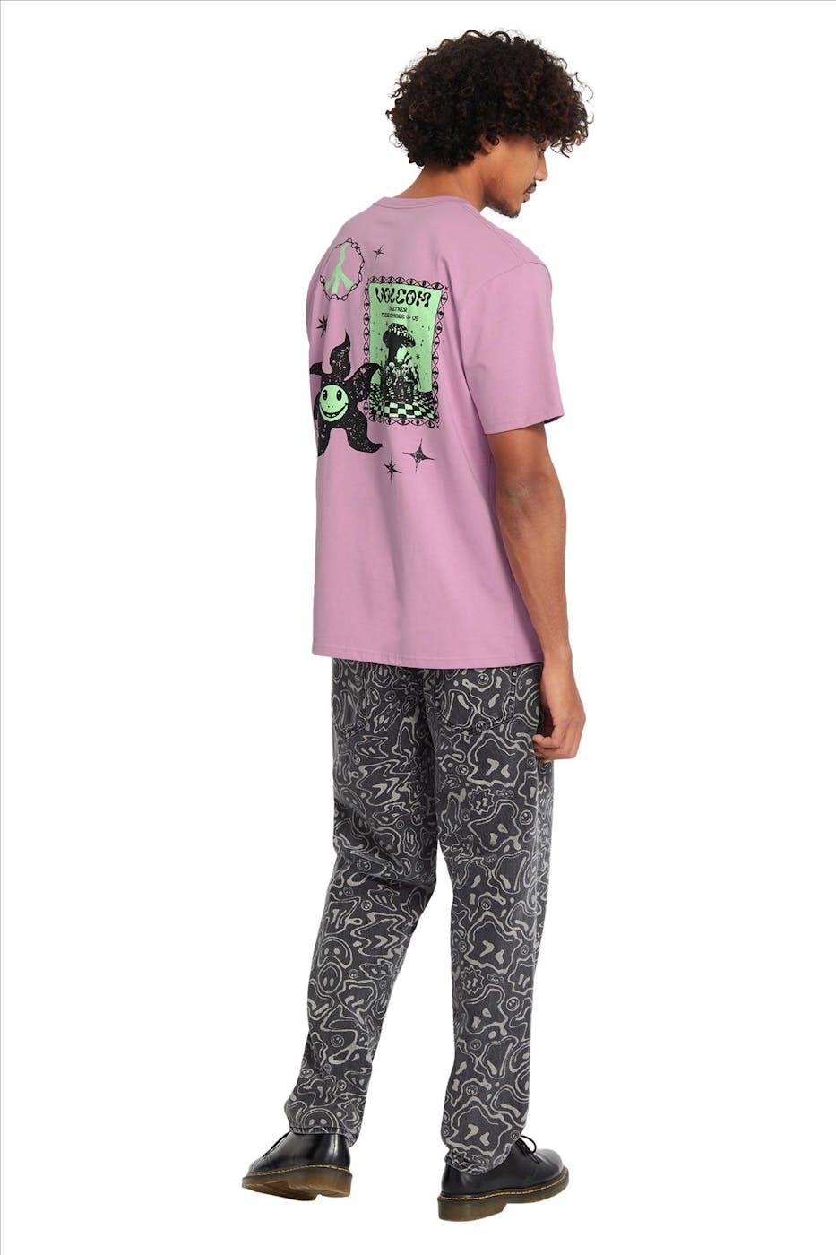 Volcom - Paarse Filip Rygalski T-shirt