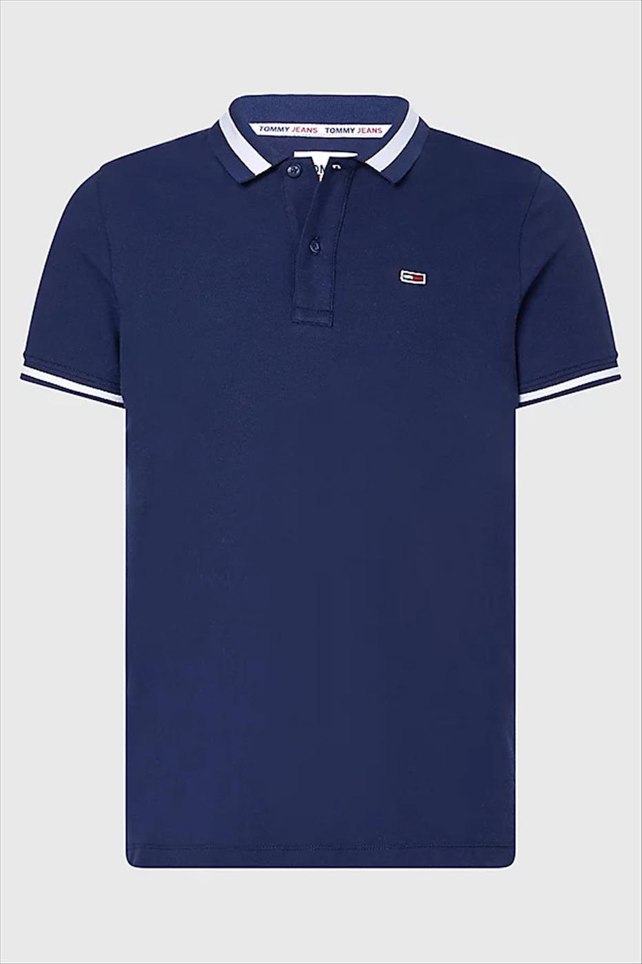 Tommy Jeans - Donkerblauwe strech polo