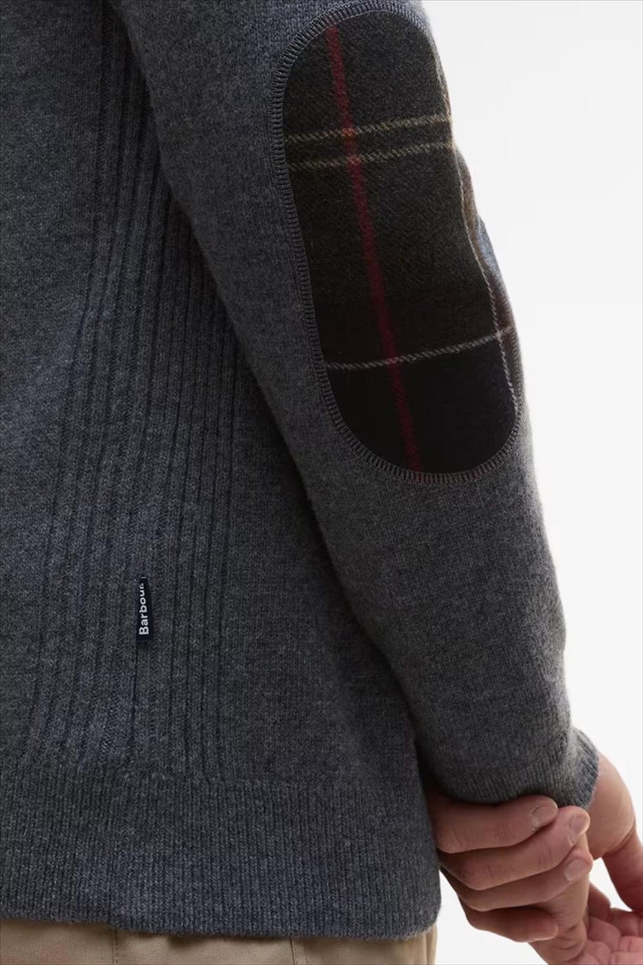 Barbour - Grijze Holden trui