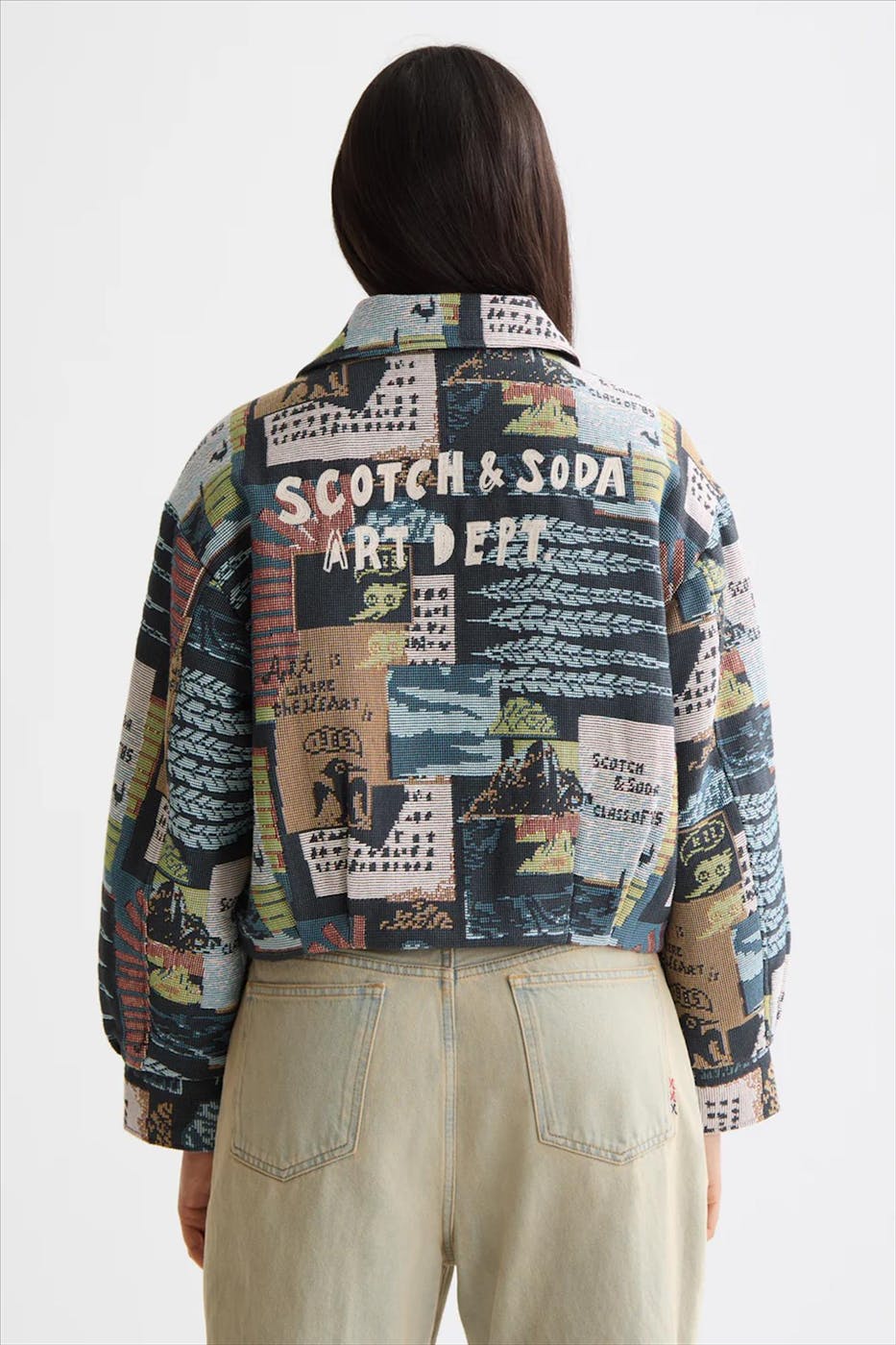 Scotch & Soda - Multicolored Jacquard jacket