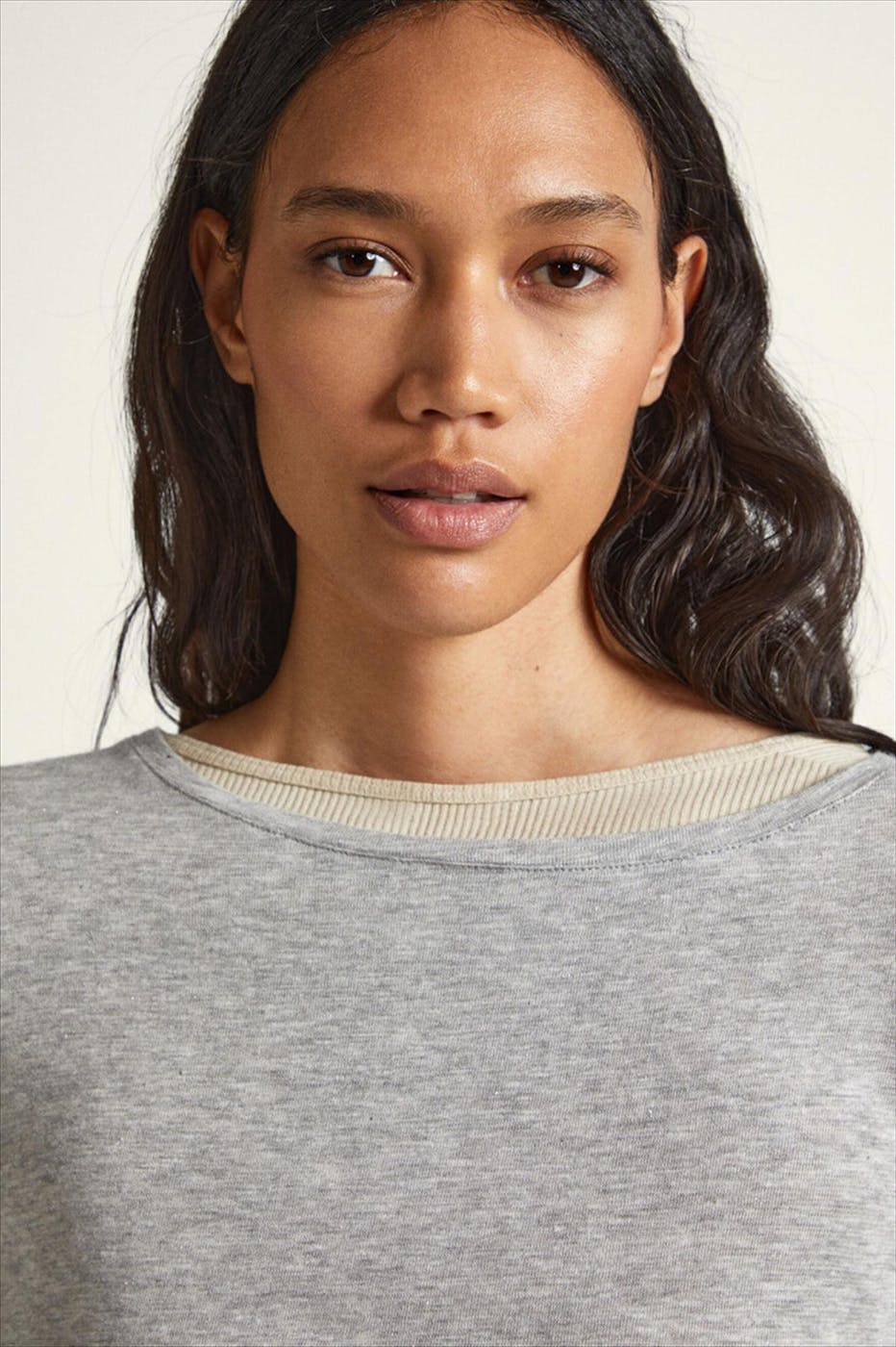 Pepe Jeans London - Grijze Carla T-shirt