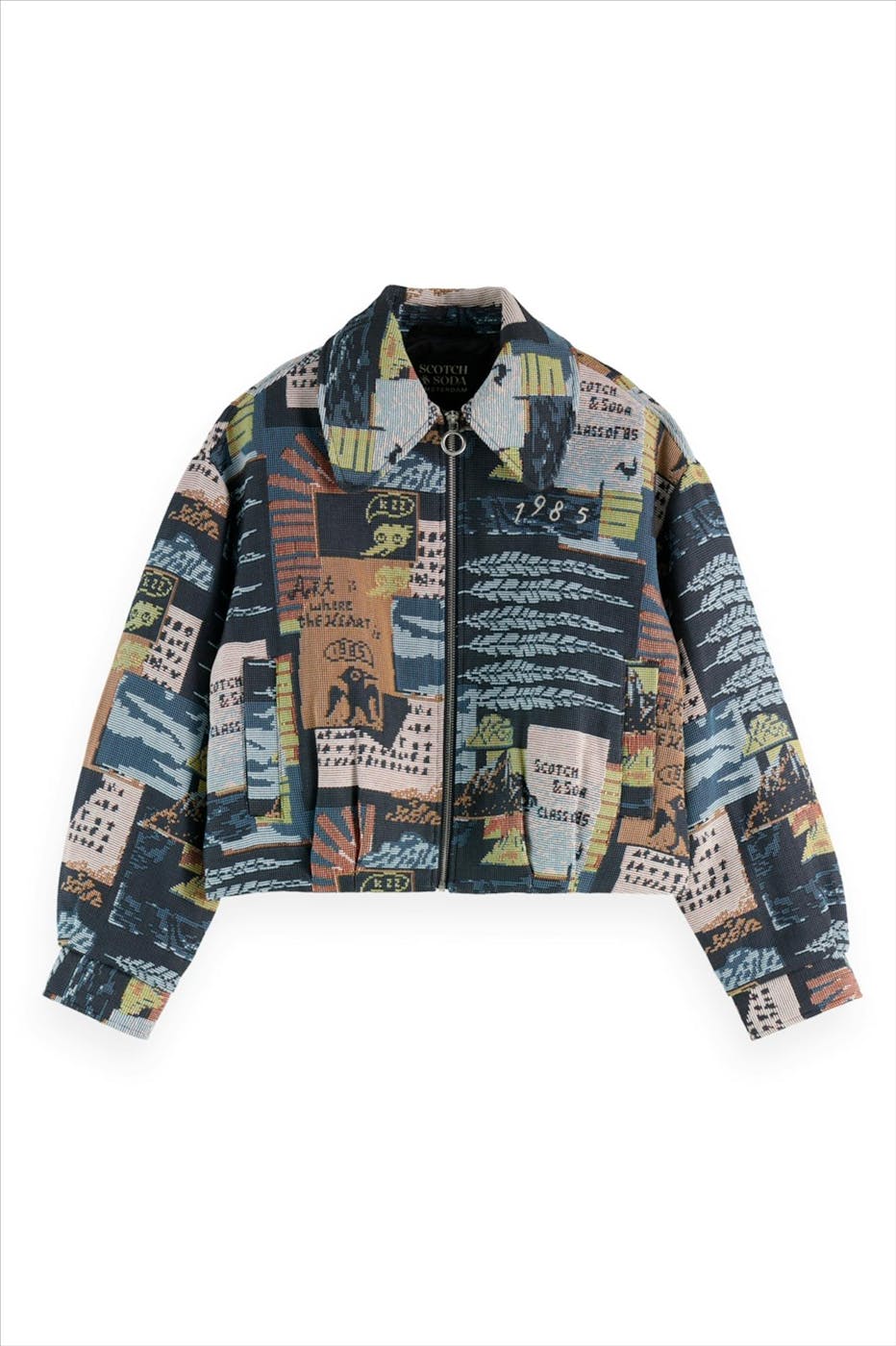 Scotch & Soda - Multicolored Jacquard jacket