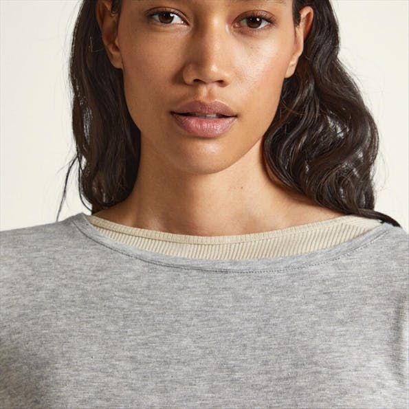 Pepe Jeans London - Grijze Carla T-shirt