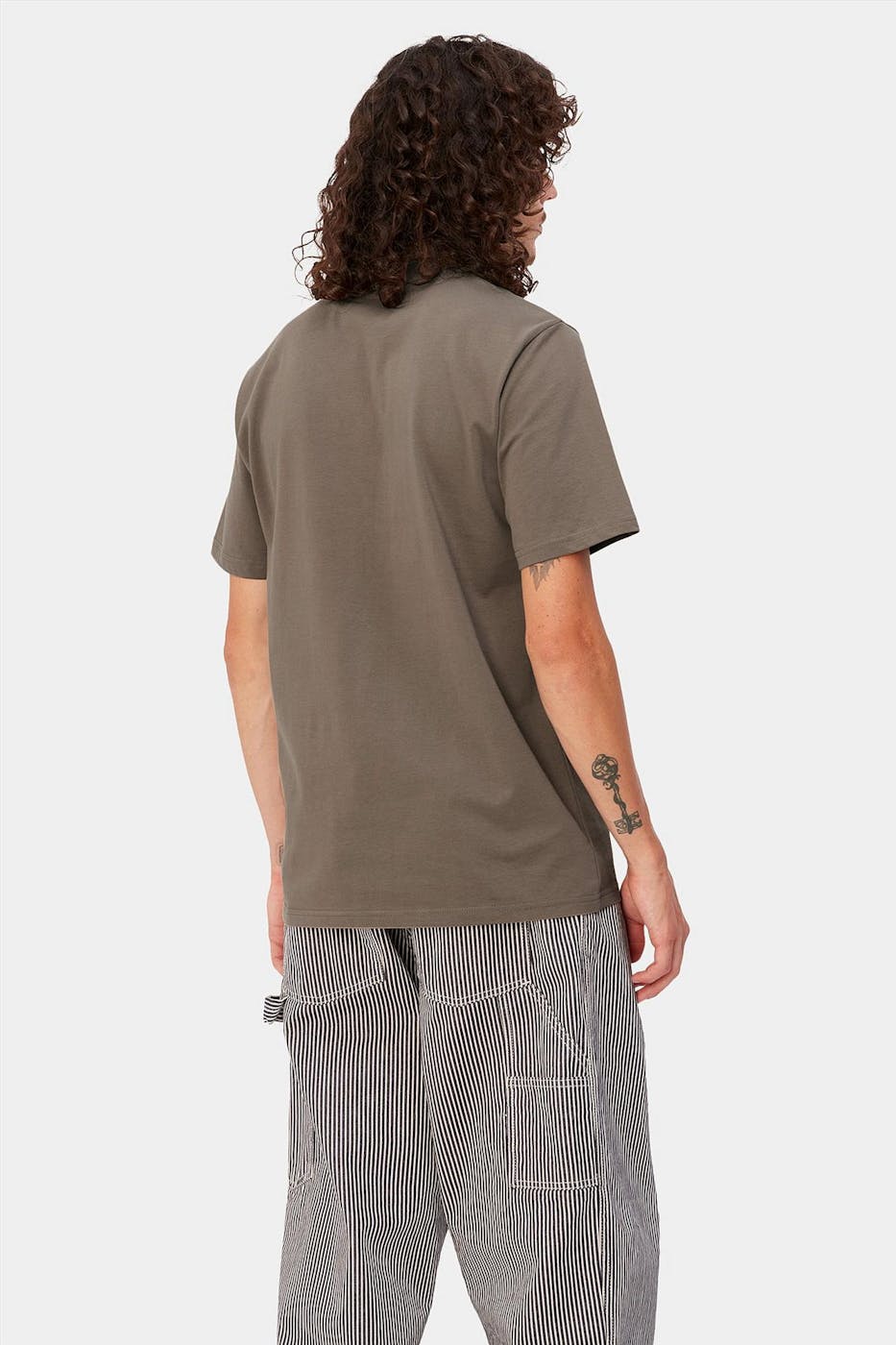 Carhartt WIP - Taupe Script T-shirt