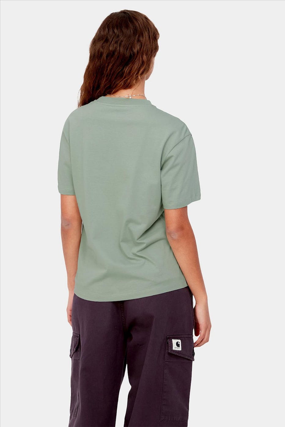 Carhartt WIP - Lichtgroene Planter T-shirt