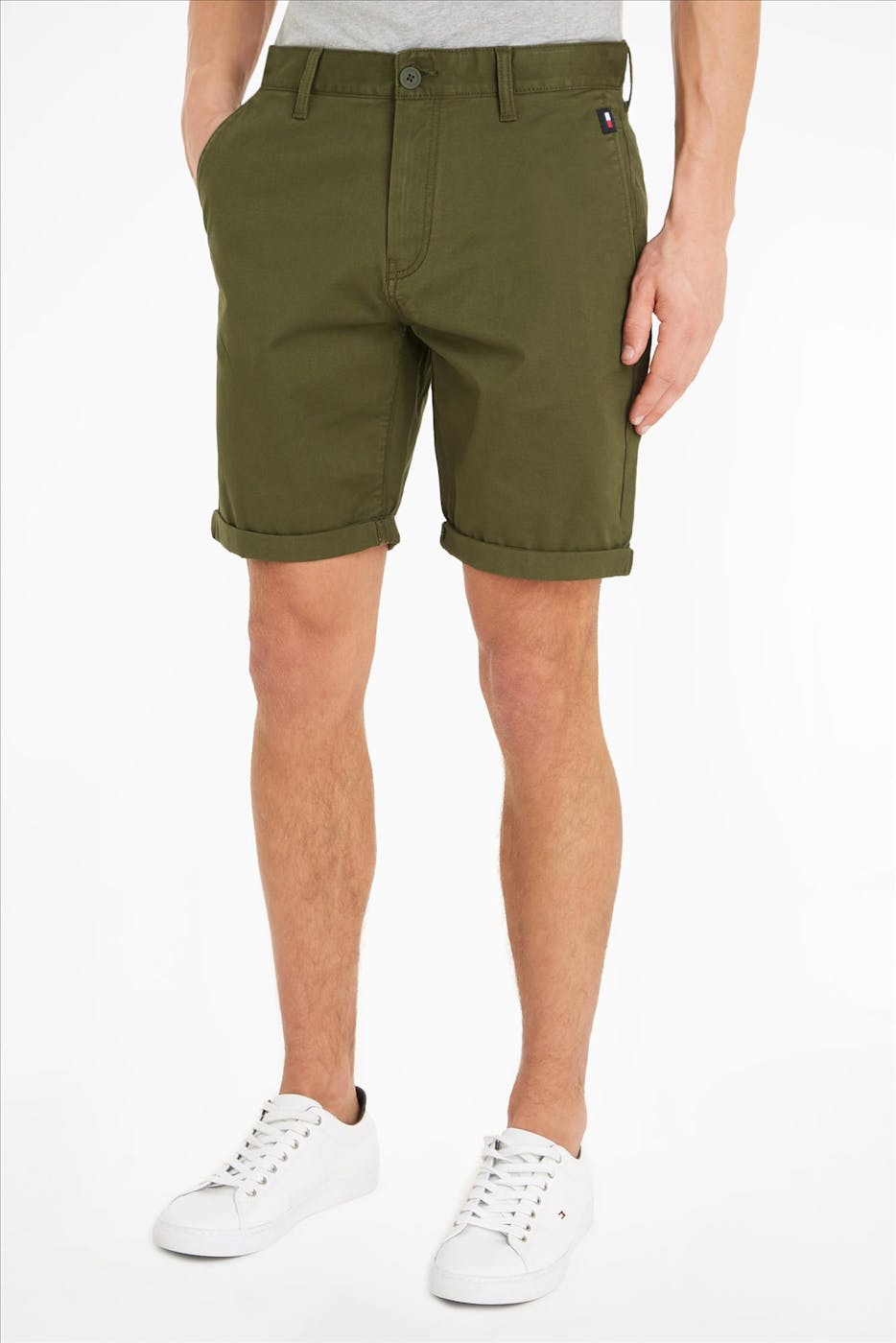 Tommy Jeans - Kaki Scanton short