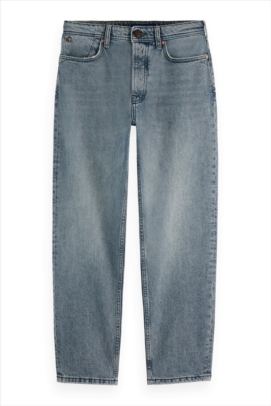 Scotch & Soda - Grijsblauwe The Buzz boyfriend jeans