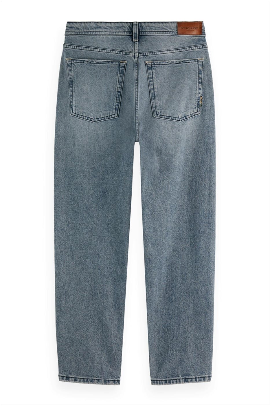 Scotch & Soda - Grijsblauwe The Buzz boyfriend jeans