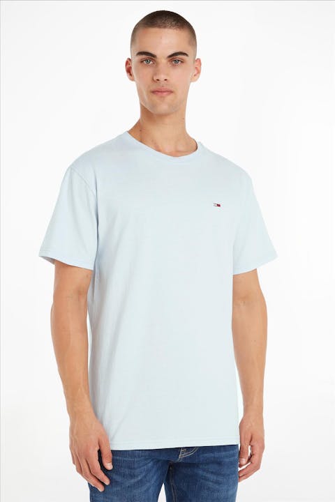 Tommy Jeans - Lichtblauwe Classic Icon T-shirt