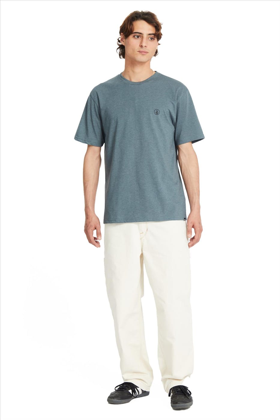 Volcom - Donkergroene Circle Blanks T-shirt