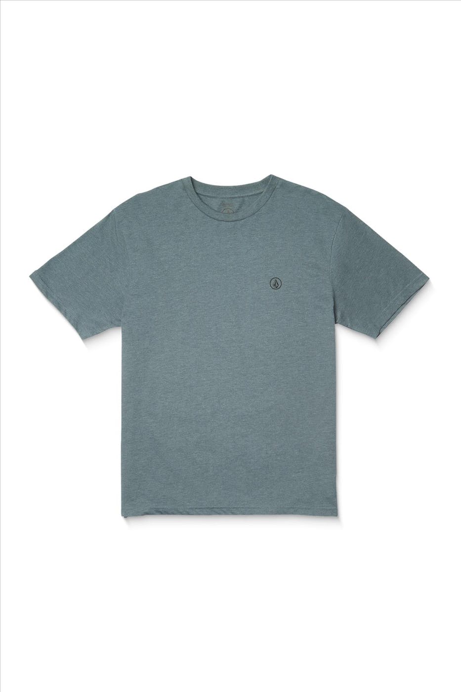 Volcom - Donkergroene Circle Blanks T-shirt