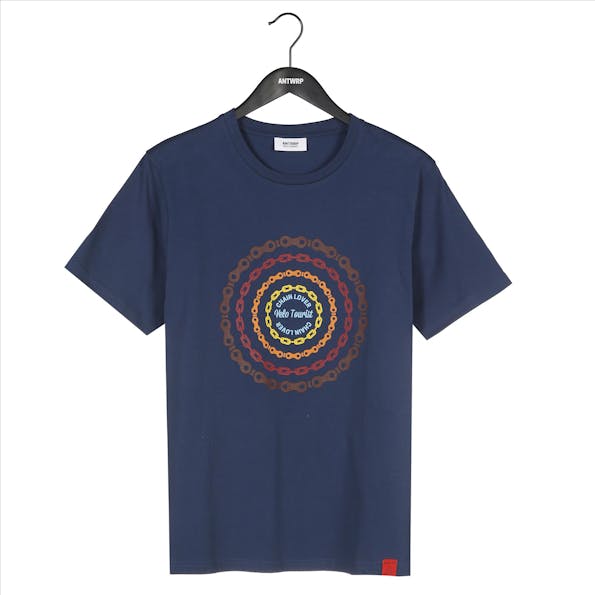 Antwrp - Donkerblauwe Chain Lover T-shirt