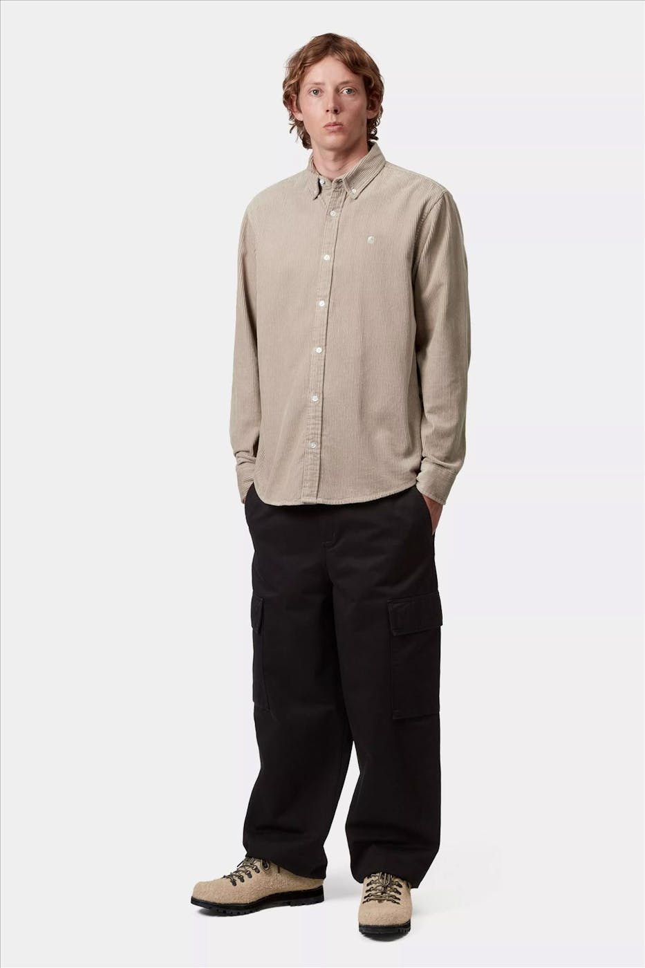 Carhartt WIP - Beige Madison Cord hemd