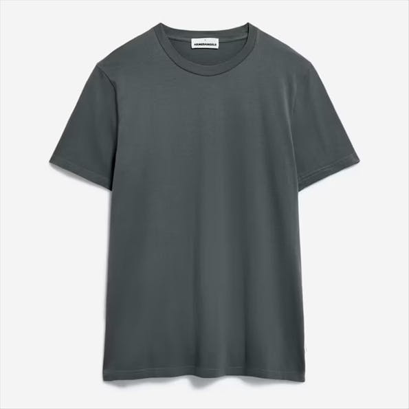 Armed Angels - Donkergrijze Jaames T-shirt