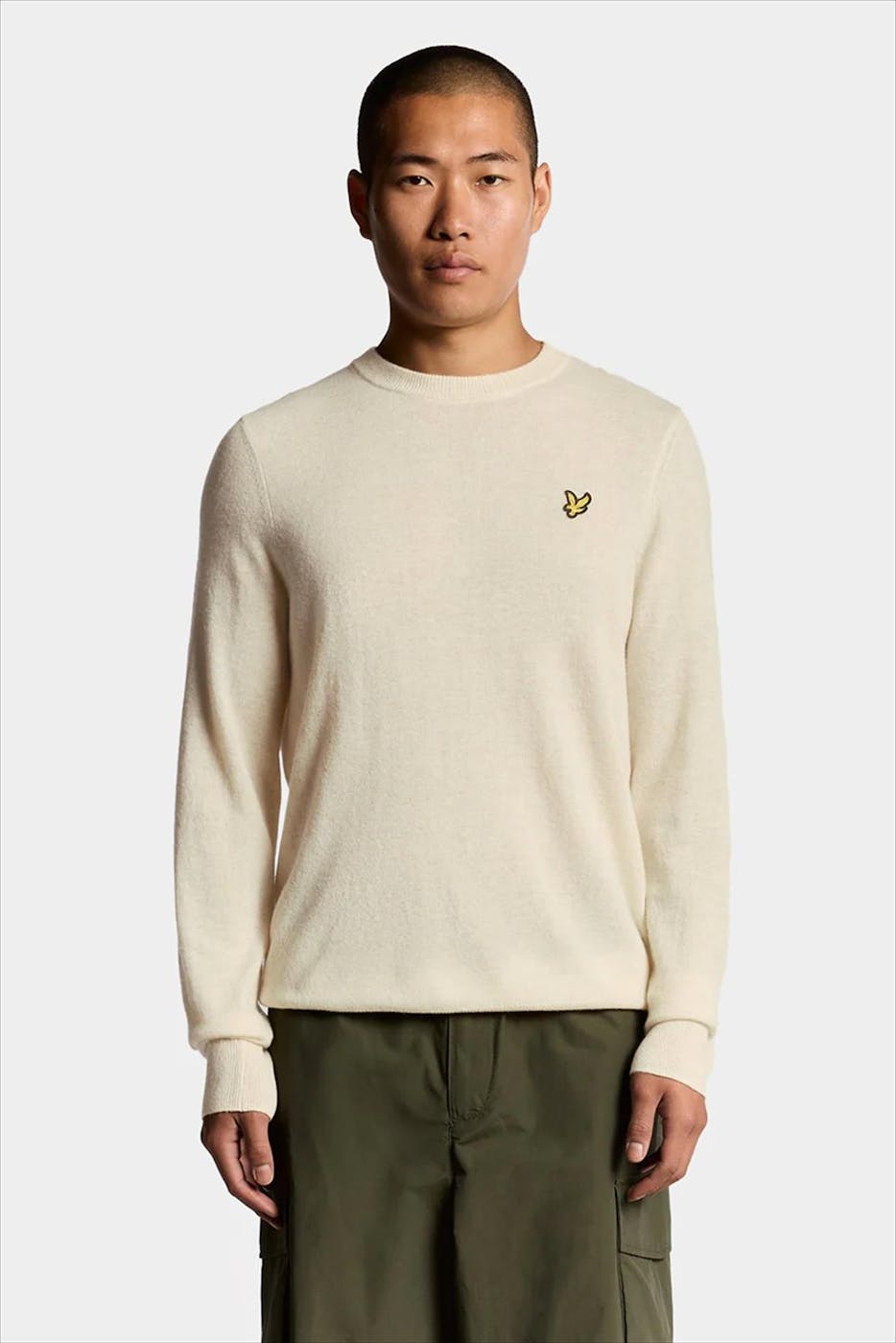Lyle & Scott - Ecru Blend trui