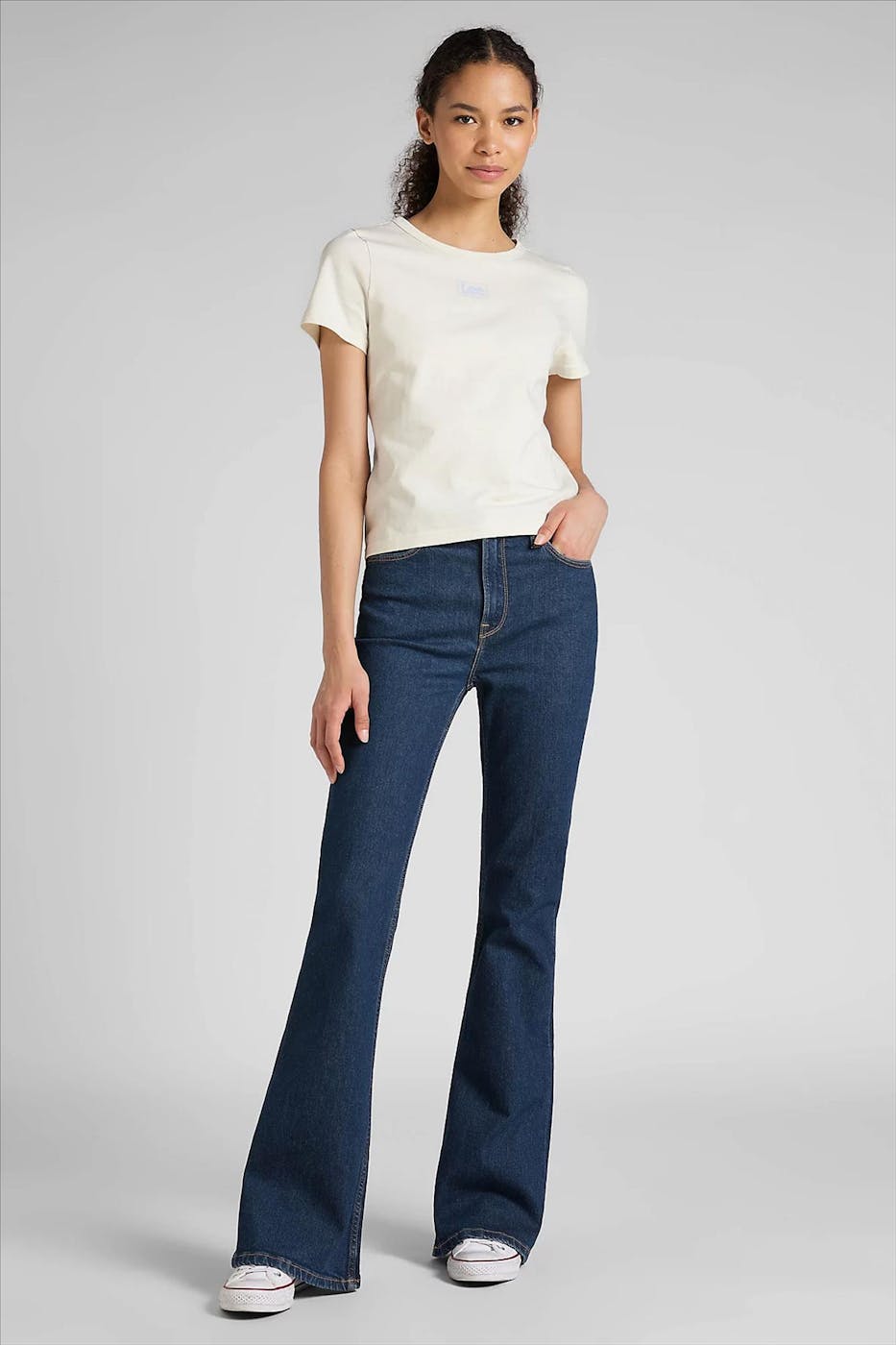 Lee - Donkerblauwe Breese Flare jeans