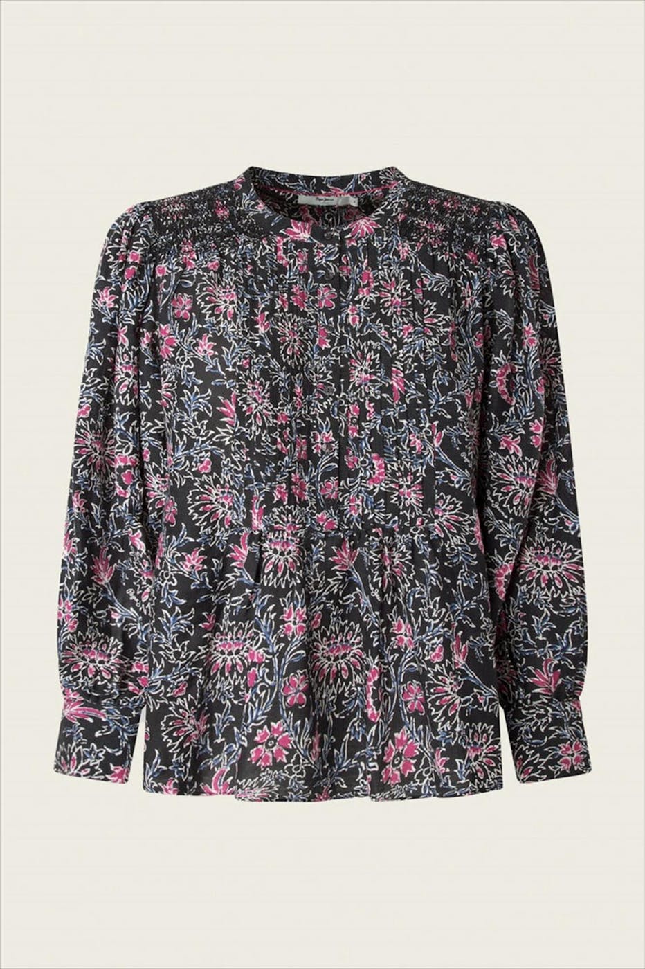 Pepe Jeans London - Zwarte Dottie blouse