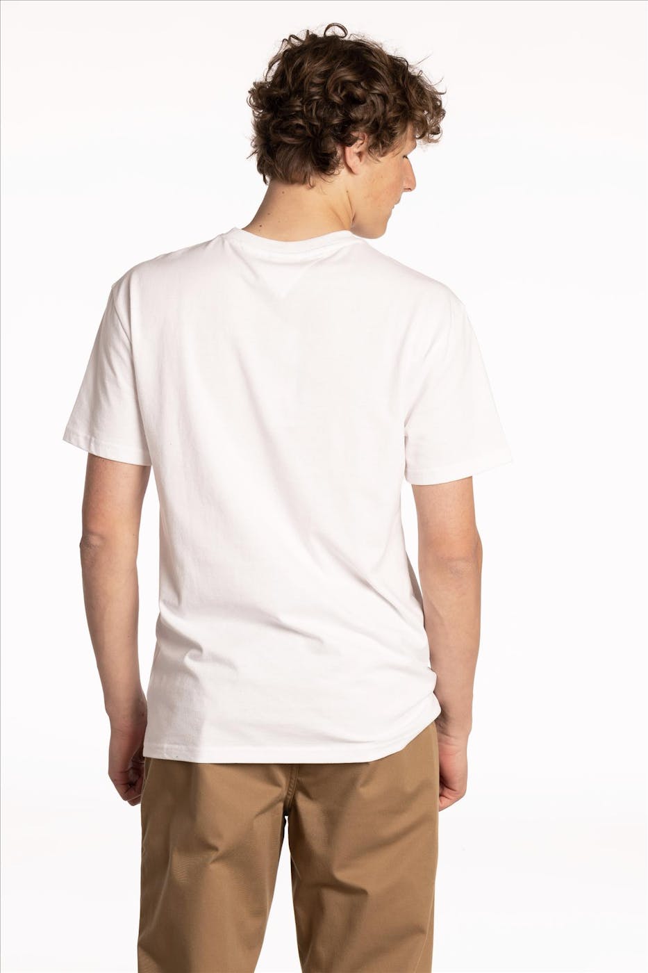 Tommy Jeans - Witte Signature T-shirt