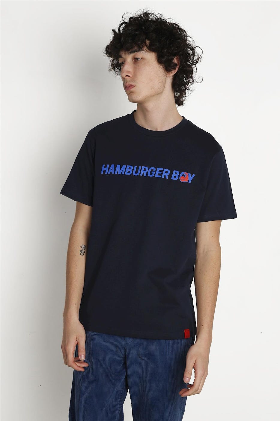 Antwrp - Donkerblauwe Hamburger Boy T-shirt