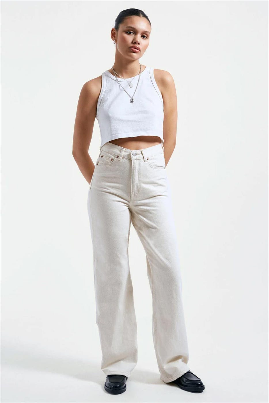 Dr. Denim - Ecru Echo Straight jeans