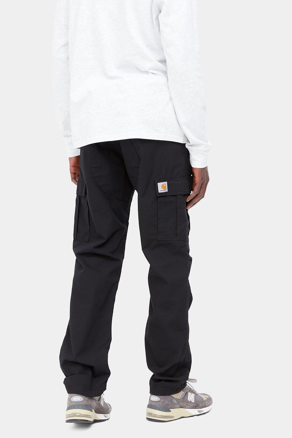 Carhartt WIP - Zwarte 'Aviation Pant' cargo pants