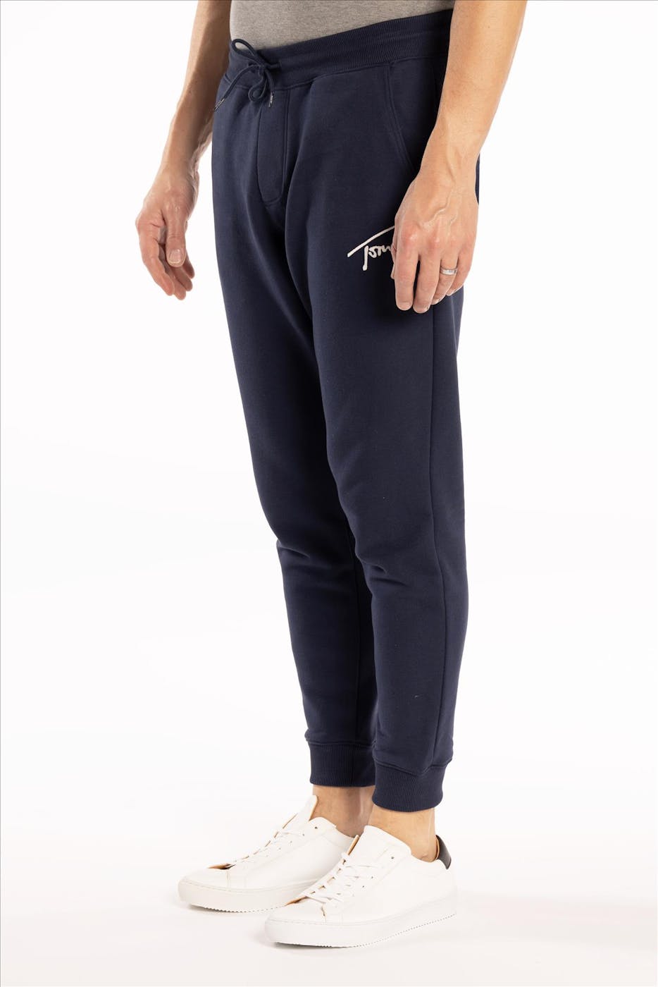 Tommy Jeans - Donkerblauwe Signature sweatpant