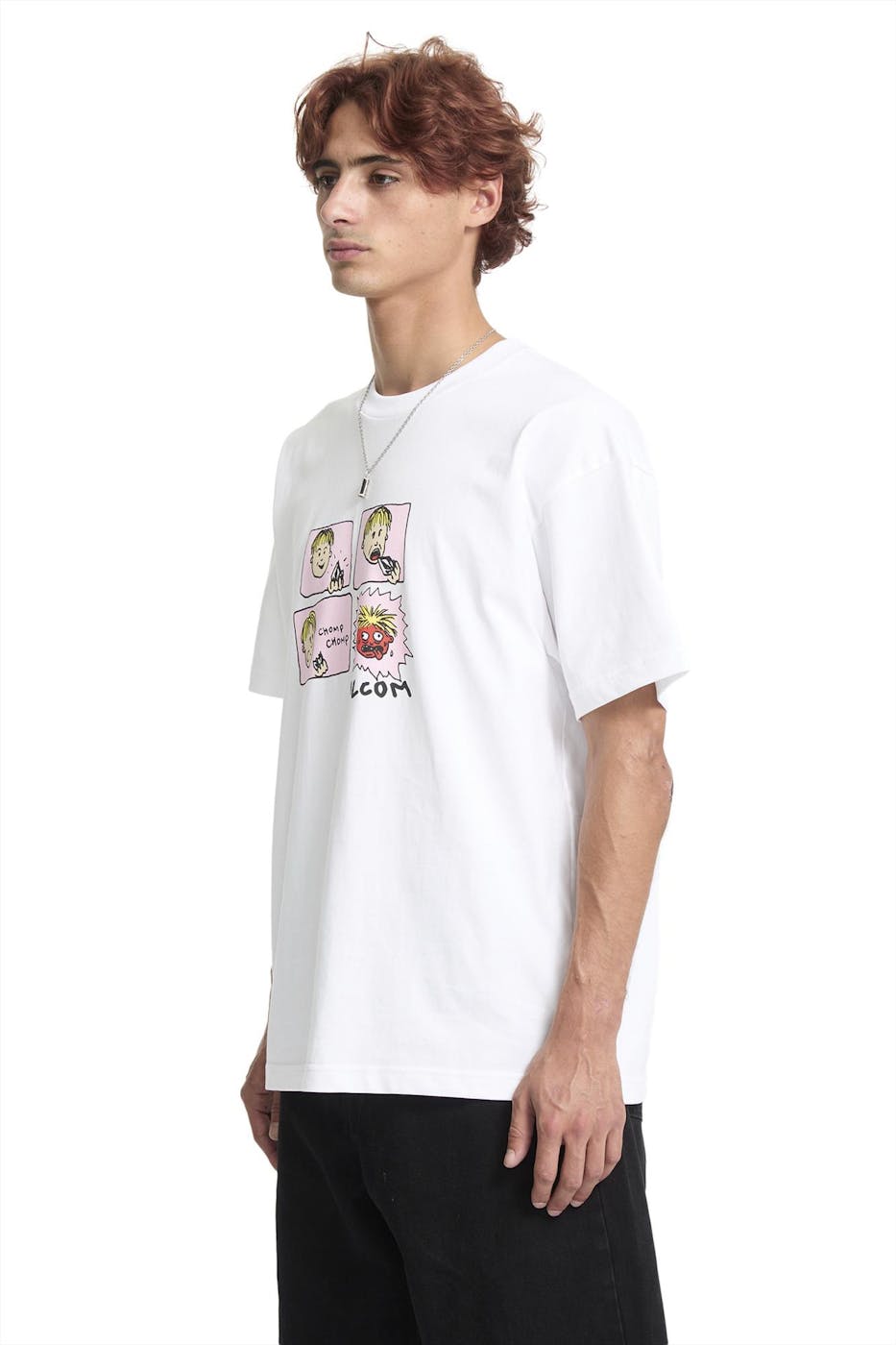 Volcom - Witte Chomp Chomp T-shirt