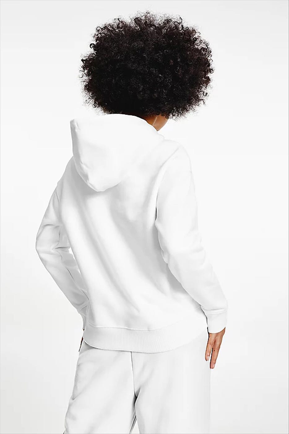 Tommy Jeans - Witte TJM Tommy Center Badge Hoodie