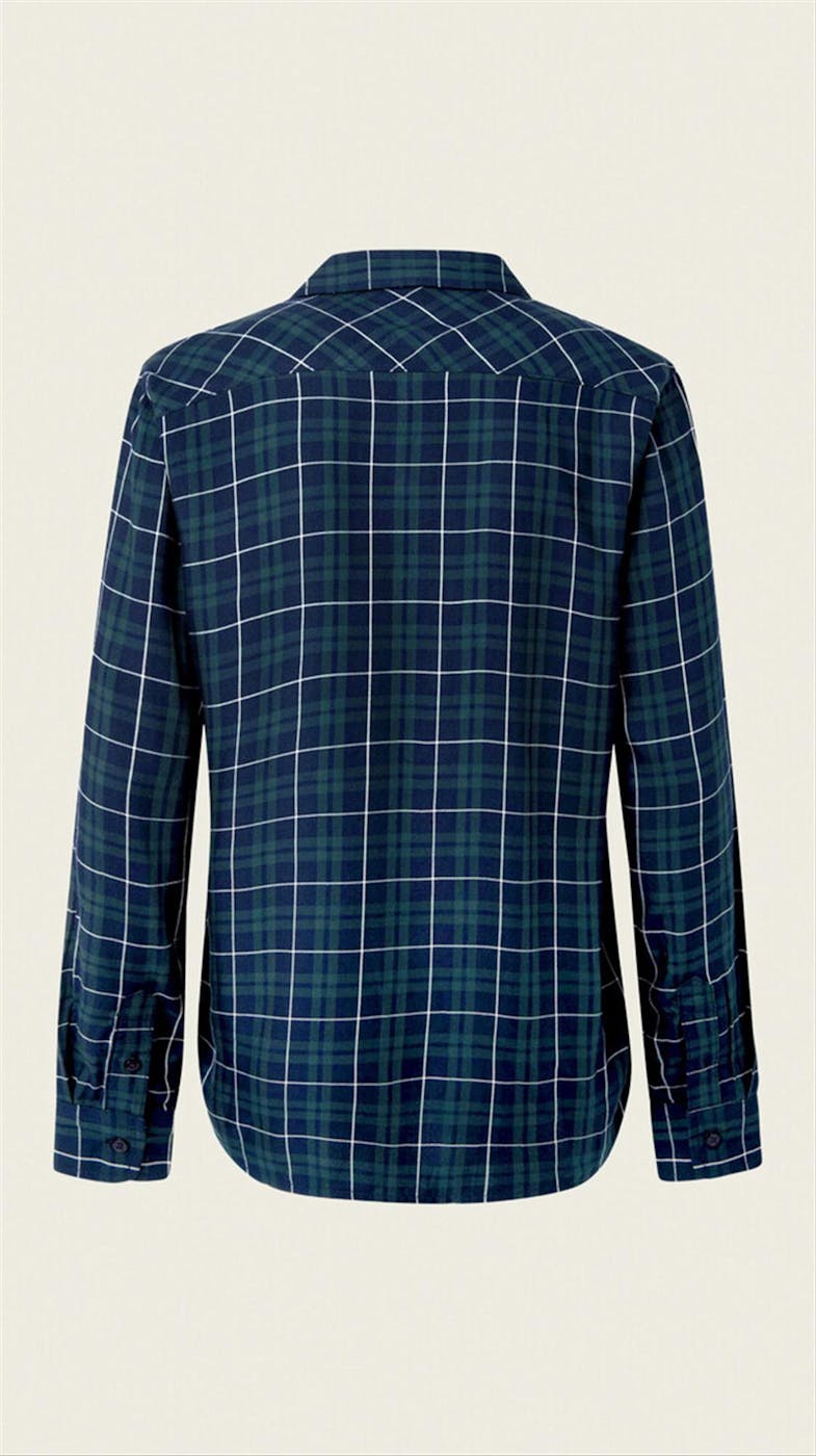 Pepe Jeans London - Donkerblauw-groen Regular Fit Checked hemd