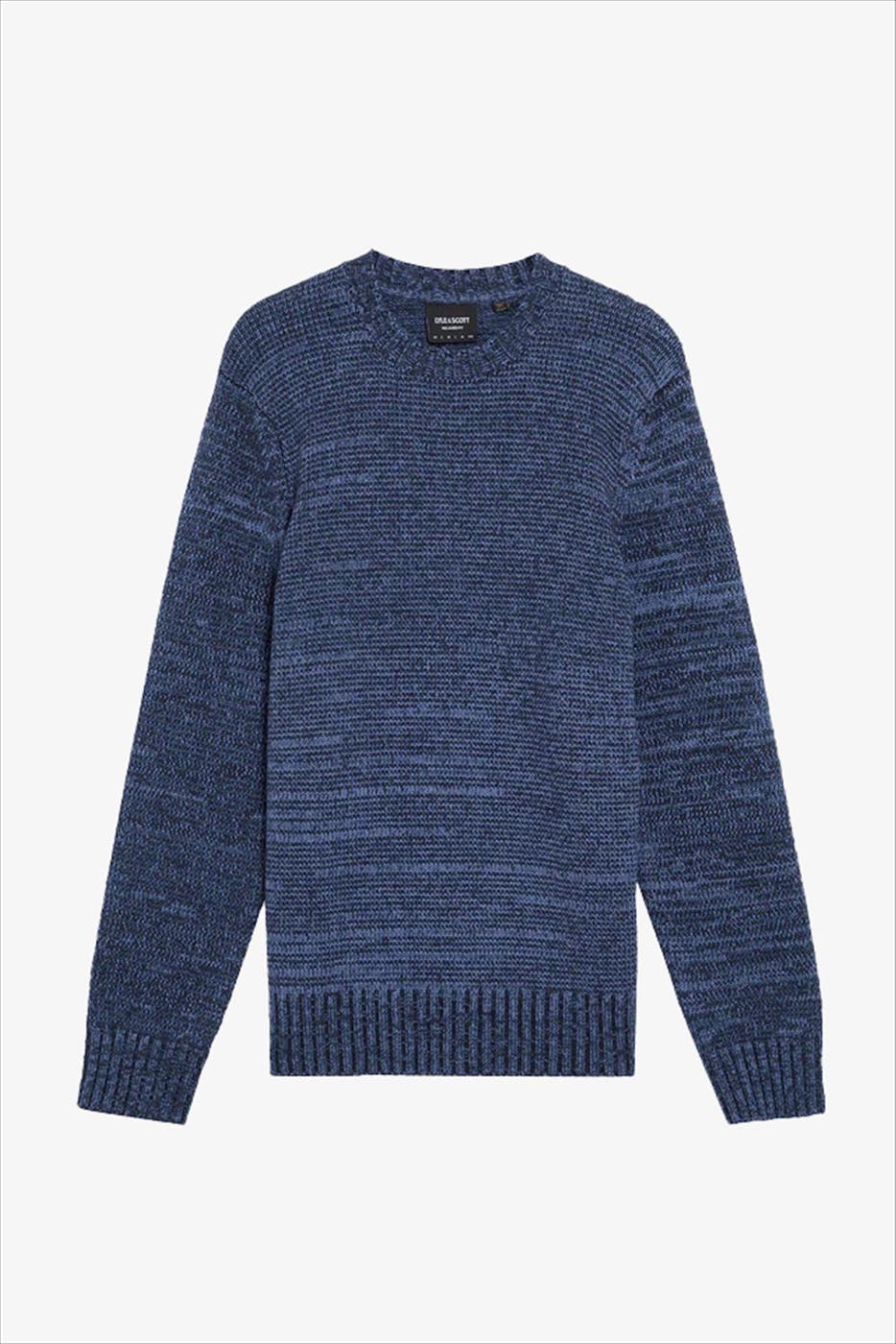 Lyle & Scott - Donkerblauwe Multi Marl trui