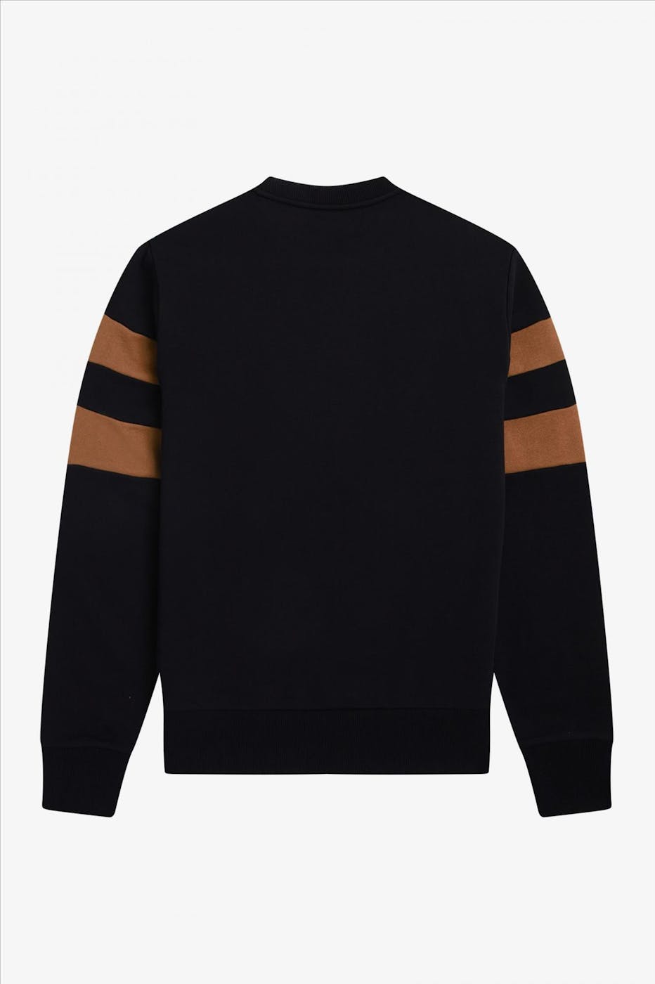 Fred Perry - Zwart-bruine Bold Tipped Sweater