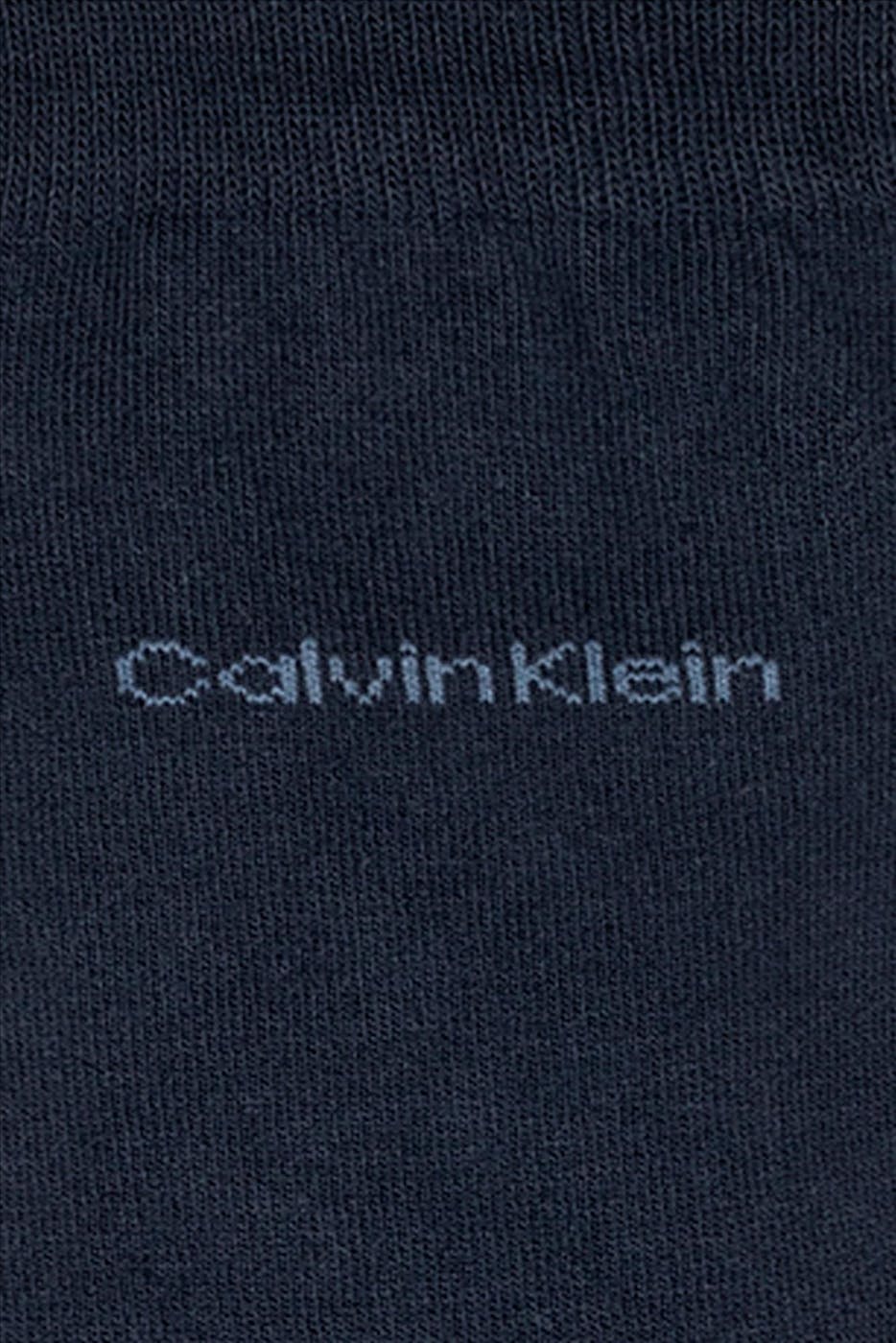 Calvin Klein - Donkerblauwe 3-pack sokken, maat: one size
