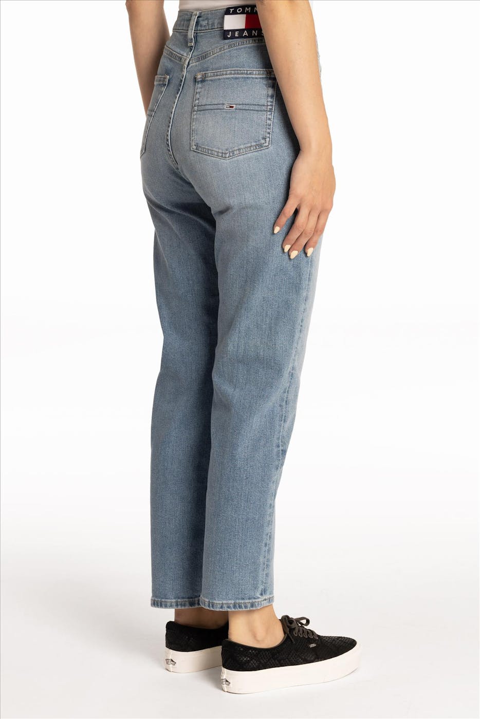 Tommy Jeans - Blauwe Harper Straight jeans