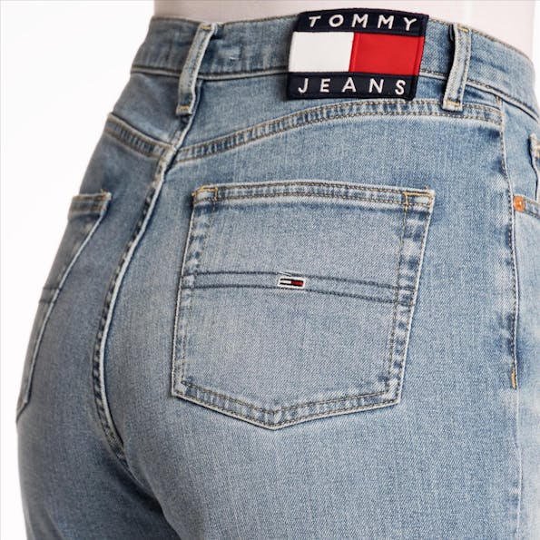 Tommy Jeans - Blauwe Harper Straight jeans