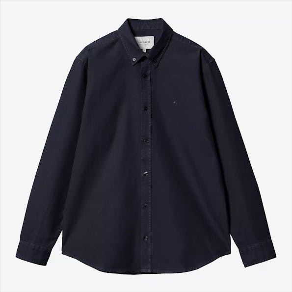 Carhartt WIP - Donkerblauw Bolton hemd