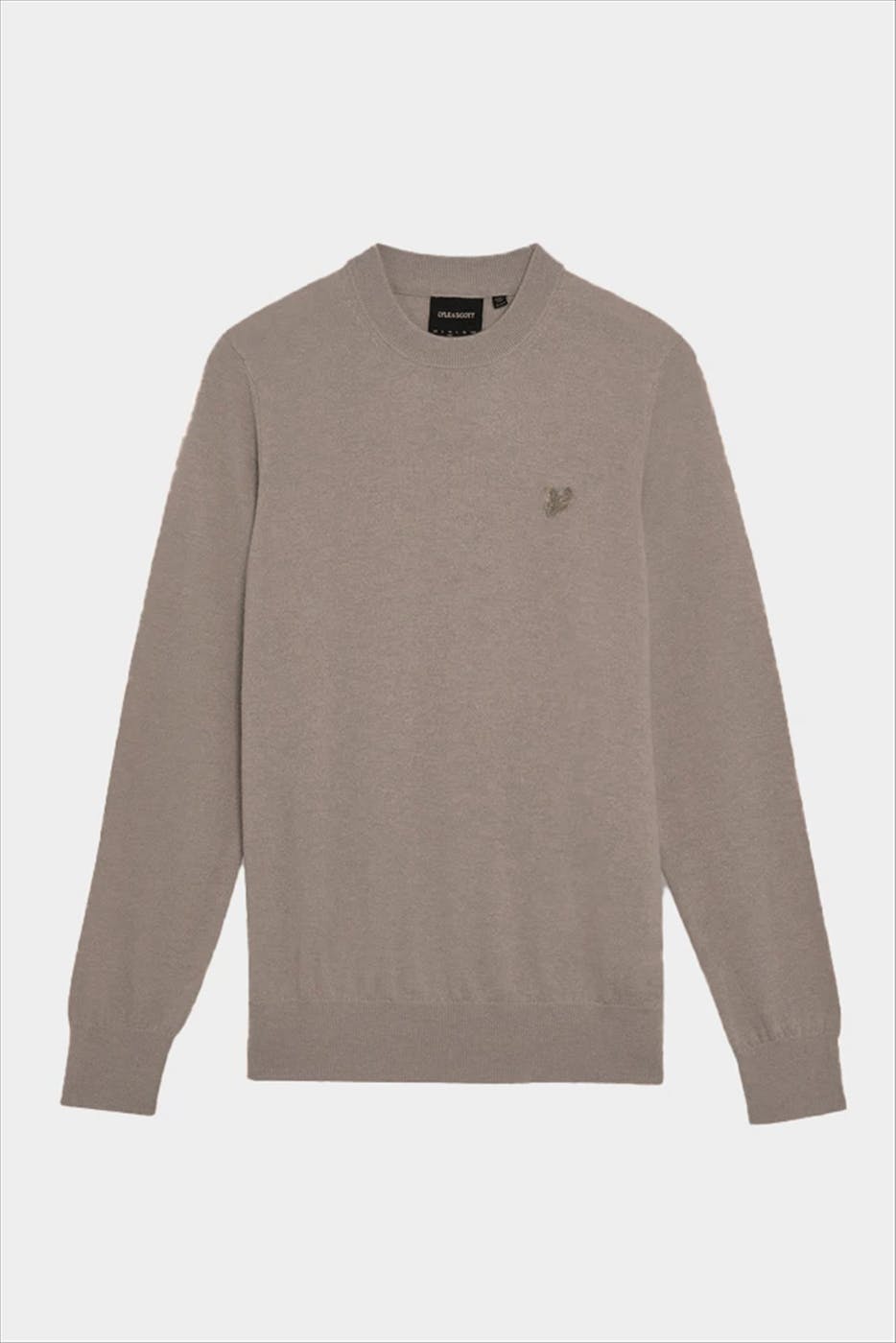 Lyle & Scott - Grijze Crew Neck trui