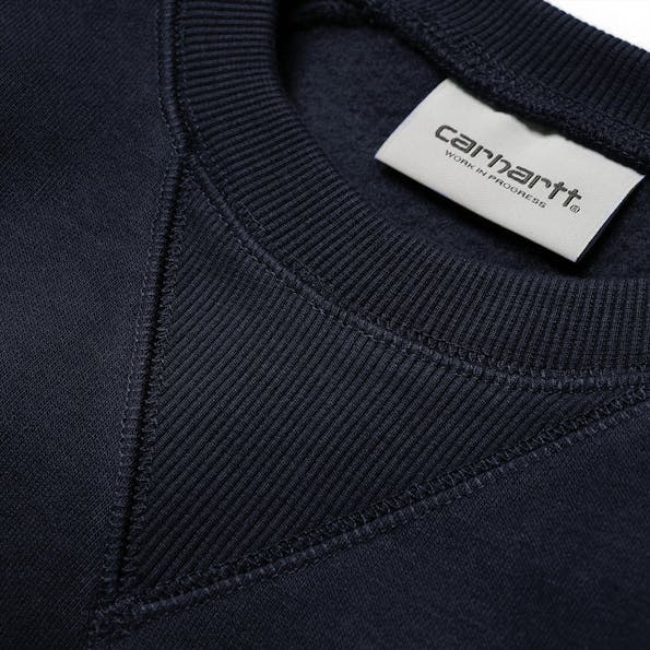 Carhartt WIP - Donkerblauwe Chase sweater