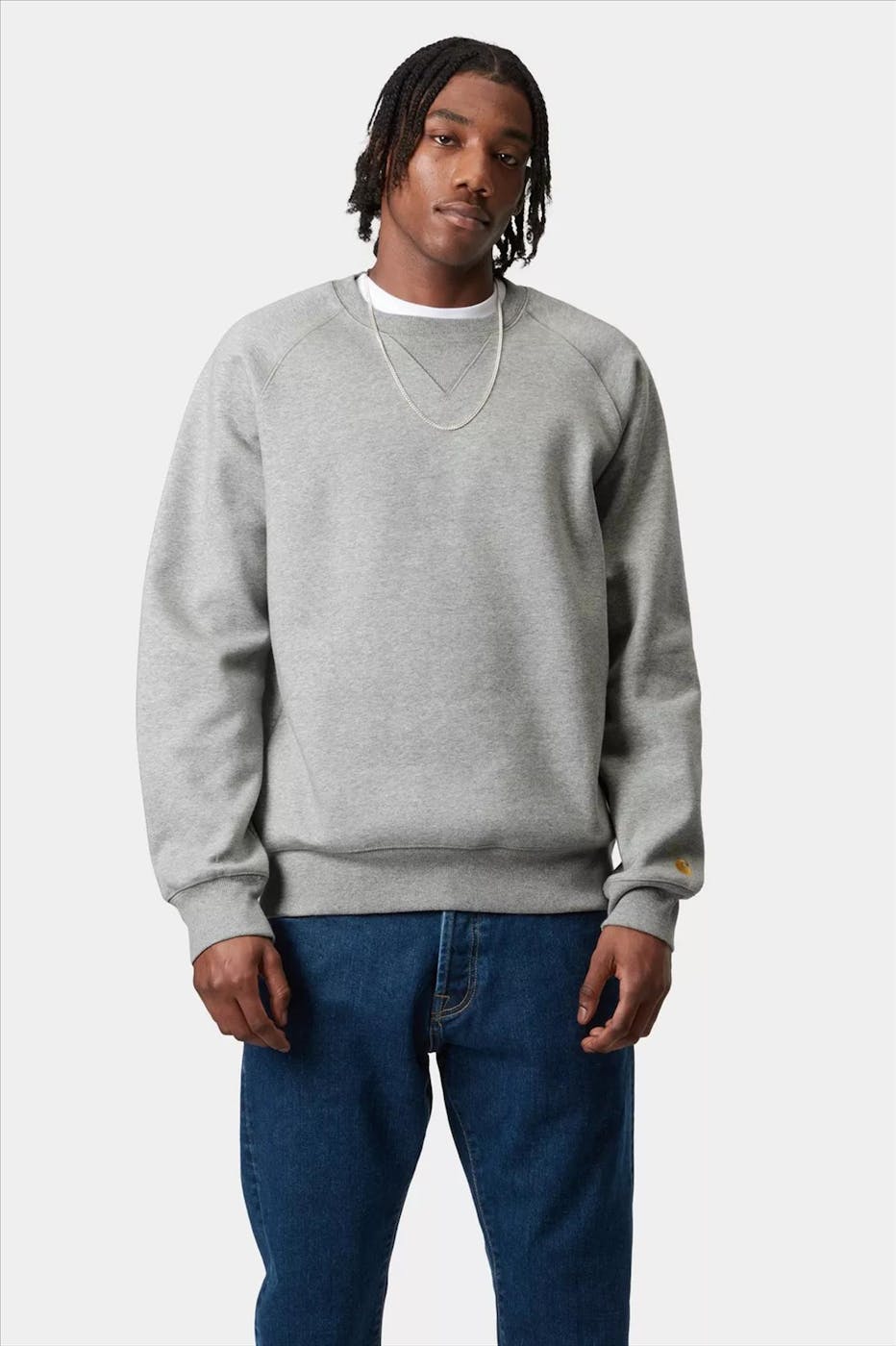 Carhartt WIP - Grijze Chase sweater