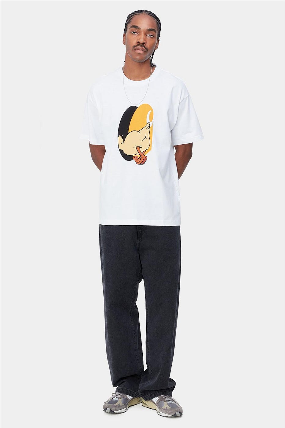 Carhartt WIP - Witte Deadkebab Knock Knock T-shirt