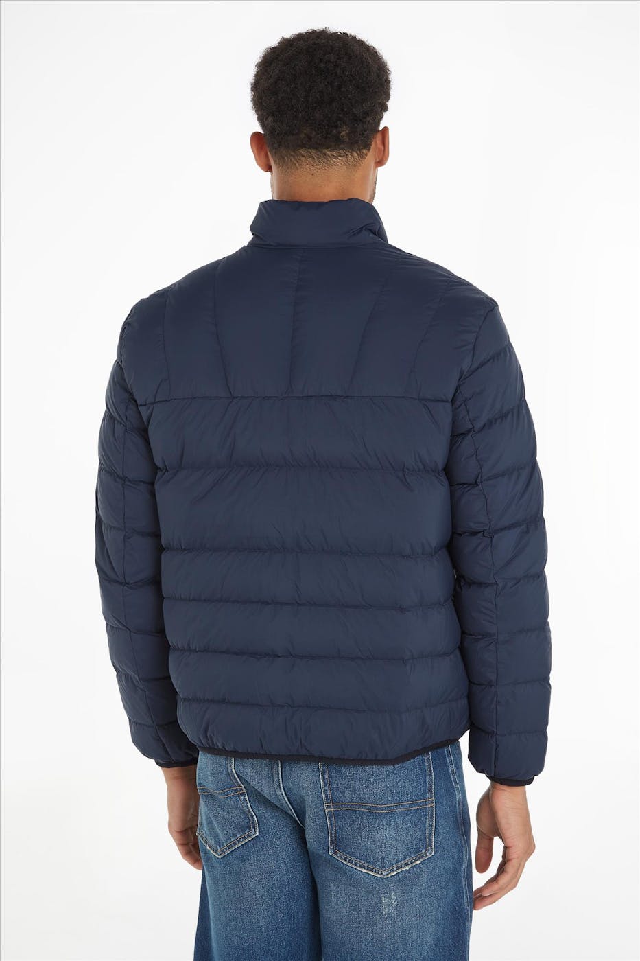 Tommy Jeans - Donkerblauwe Light Down jas
