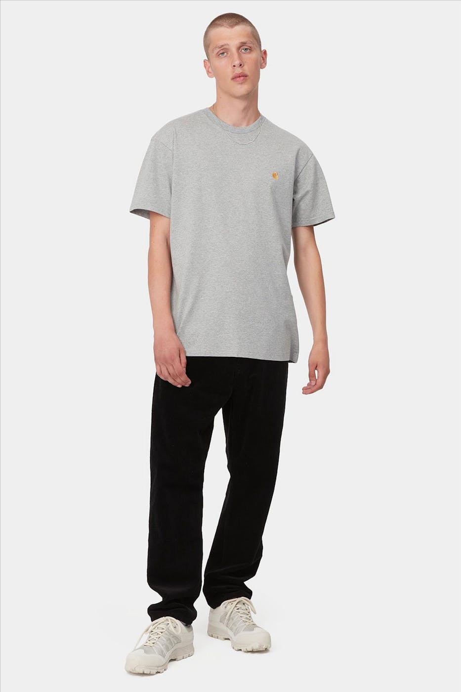 Carhartt WIP - Grijze Chase T-shirt