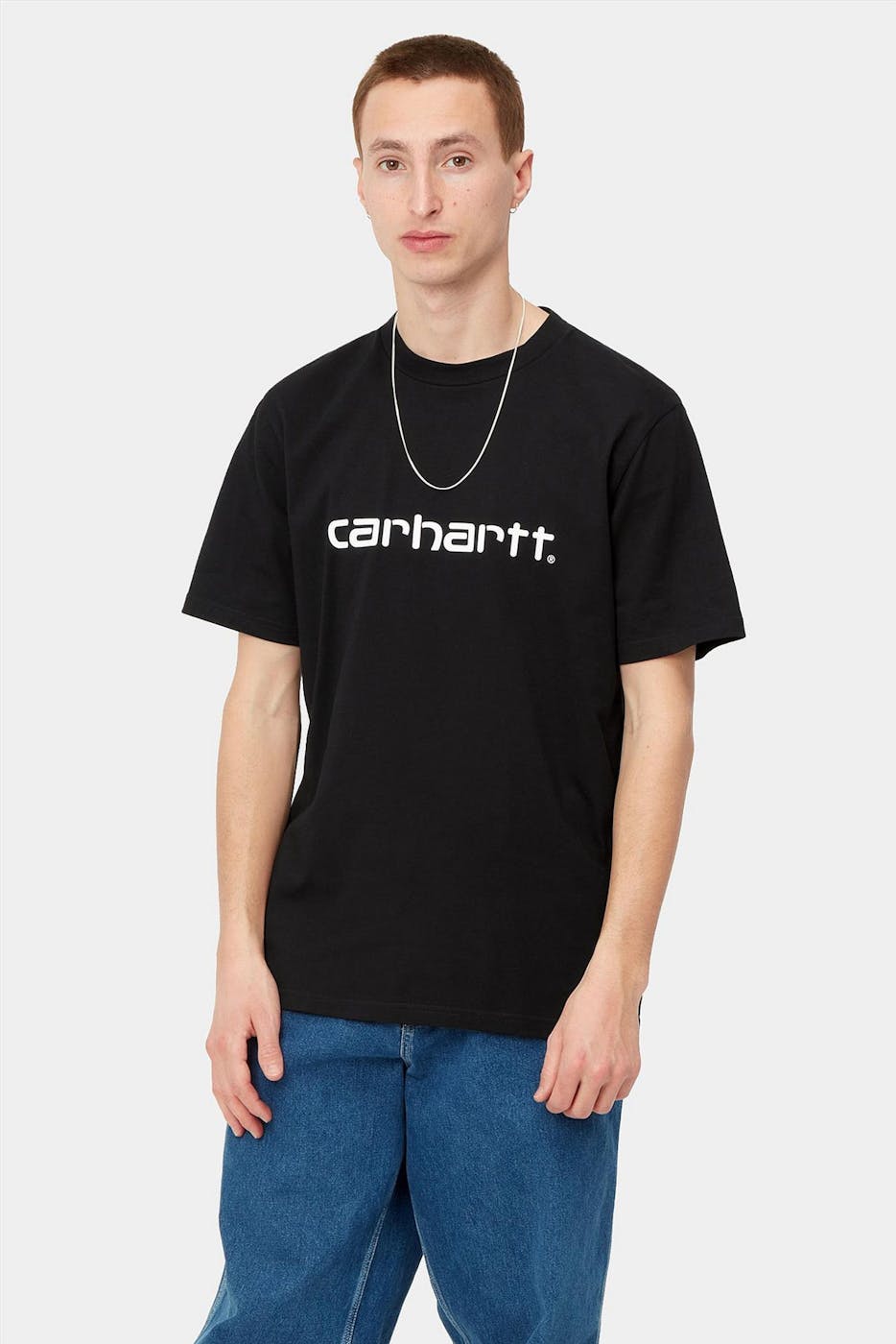 Carhartt WIP - Zwarte Script T-shirt