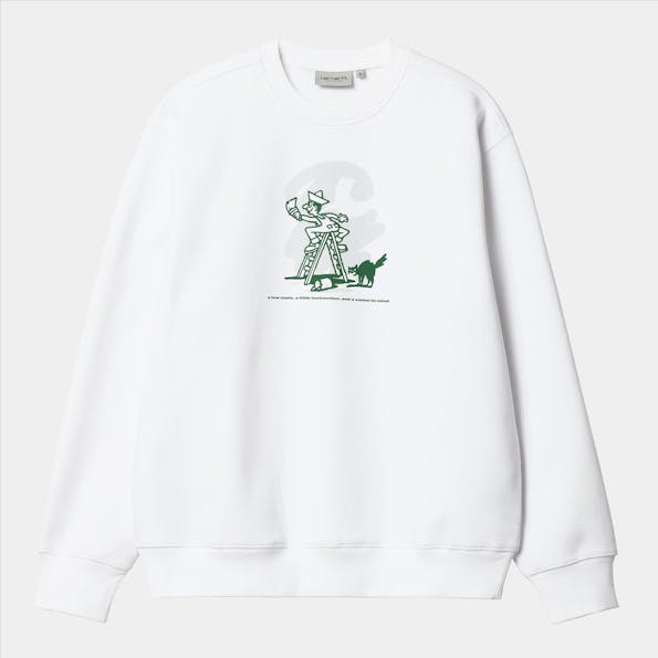 Carhartt WIP - Witte Lucky Painter sweater