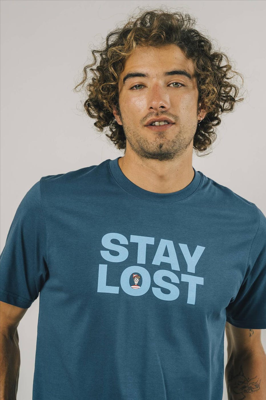 Brava - Blauwe Wally Stay Lost T-shirt