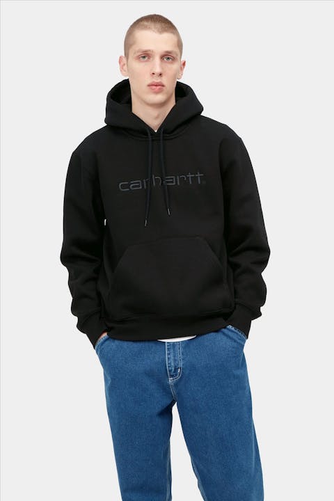 Carhartt WIP - Zwarte Hooded Carhartt sweater